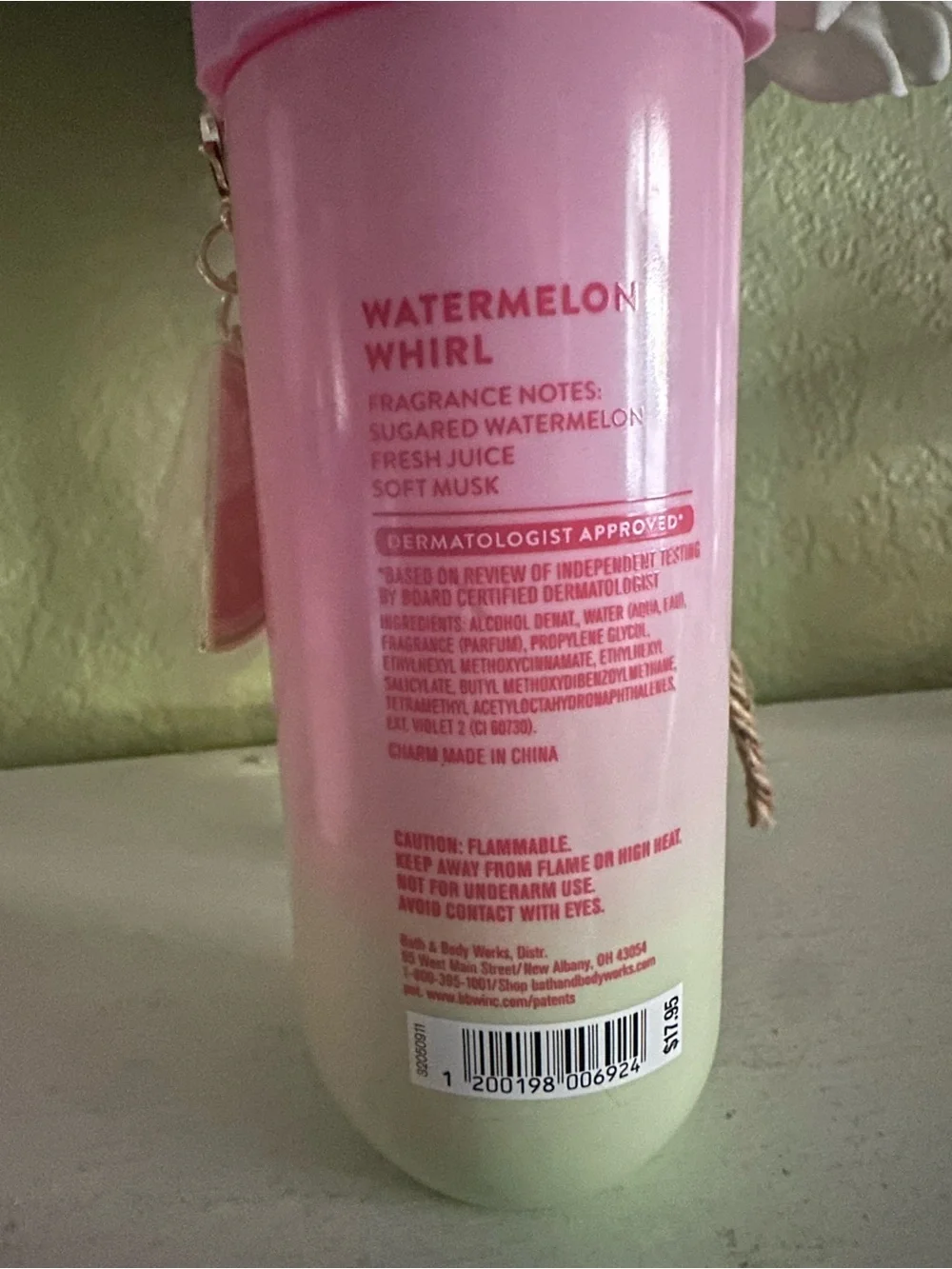 Watermelon Whirl Body Mist & Cream Set - Pink/Green